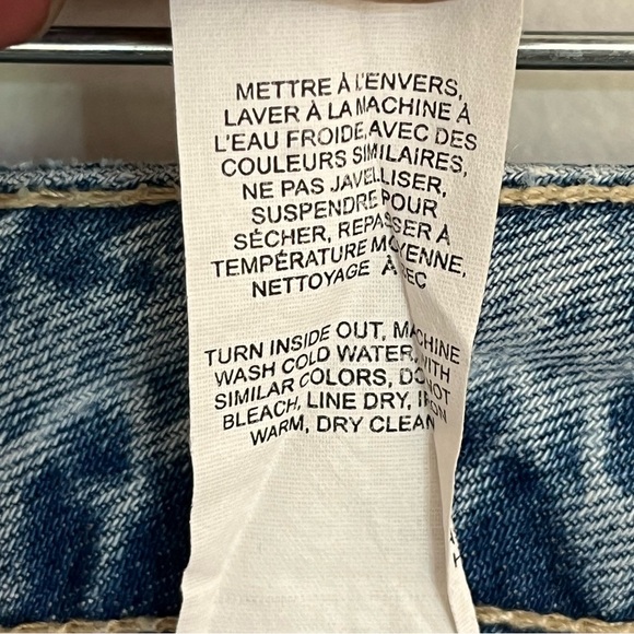 Women’s Garage Denim Jean Cutoff Distressed Light Wash Shorts Size 11 High Rise - Picture 8 of 12